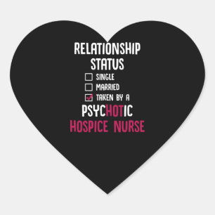 Pegatina En Forma De Corazón Enfermera de hospicio Enfermería caliente RN