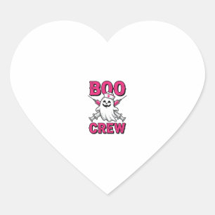 Pegatina En Forma De Corazón Enfermera de la tripulación Boo fantasma de Hallow