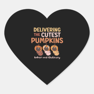 Pegatina En Forma De Corazón Entregar la mano de obra de calabaza más adecuada