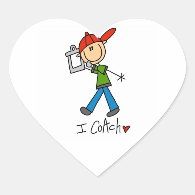 Pegatina En Forma De Corazón Entreno (Anverso)