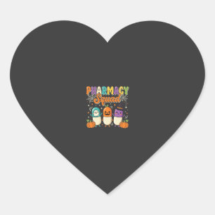 Pegatina En Forma De Corazón Equipo de Farmacia Diseño de Pastillas Fantasmales