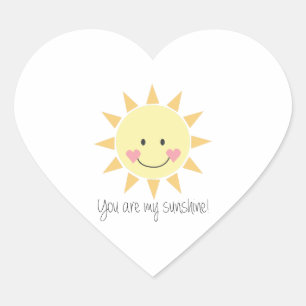 Pegatina En Forma De Corazón ¡Eres Mi Sol!