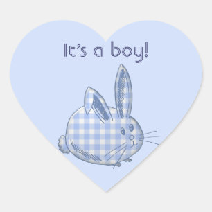 Pegatina En Forma De Corazón ¡es un niño!
