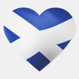 Pegatina En Forma De Corazón Escocia