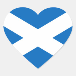 Pegatina En Forma De Corazón Escocia