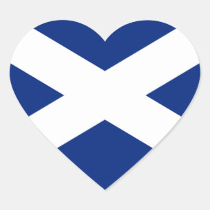 Pegatina En Forma De Corazón Escocia