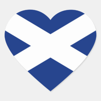 Pegatina En Forma De Corazón Escocia
