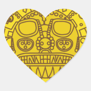 Pegatina En Forma De Corazón Escudo de armas de Cuzco