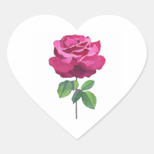 Pegatina En Forma De Corazón esencia Rosa