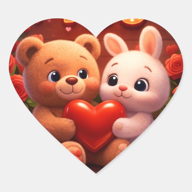 Pegatina En Forma De Corazón especial (Anverso)