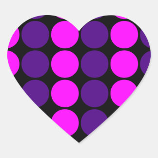 Pegatina En Forma De Corazón Estilosos regalos para Chicas : puntos de polka ro