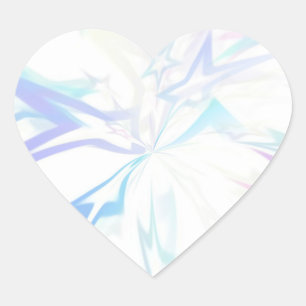 Pegatina En Forma De Corazón Estrellas extendidas