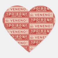 Etiquetas de veneno ventilado