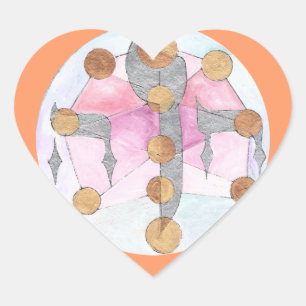 Pegatina En Forma De Corazón Eve