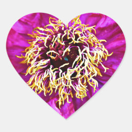 Pegatina En Forma De Corazón Explosión rosa