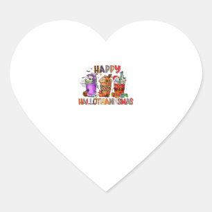 Pegatina En Forma De Corazón Feliz Día de Acción de Gracias Hallothanksmas Gnom
