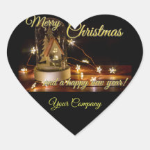 ¡Feliz Navidad personalizable para sus clientes!