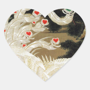 Pegatina En Forma De Corazón FENIX AMOR VOLANDO, Plumas, Corazones Día de San V