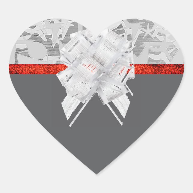 Pegatina En Forma De Corazón Fiesta (Anverso)