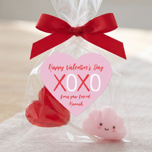 Pegatina En Forma De Corazón Fiesta de San Valentín para niños en el aula XOXO 