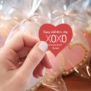 Pegatina En Forma De Corazón Fiesta El día de San Valentín de aula de XOXO Hear