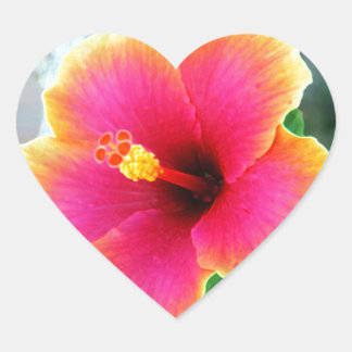 Pegatina En Forma De Corazón Flores rosas Vinas Personalizadas