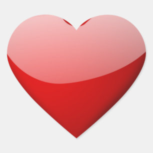 Pegatina En Forma De Corazón Flotante