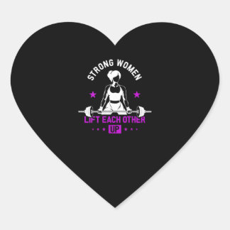 Pegatina En Forma De Corazón Formación De Gimnasio De Construcción De Cuerpos Y