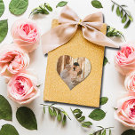 Pegatina En Forma De Corazón Foto boda Gracias<br><div class="desc">Tu foto y las palabras ¡Gracias! con letras blancas de moda,  estos pequeños pegatinas en forma de corazón son divertidos de usar como sellos para sobres,  como favores de partido,  y más. COINCIDIENDO elementos de nuestra colección.</div>