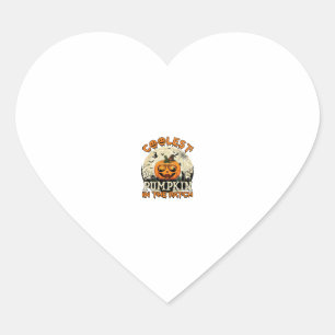 Pegatina En Forma De Corazón Gafas de sol de la parcela de calabaza más cool So