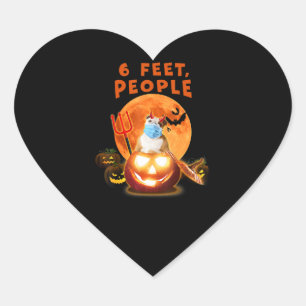 Pegatina En Forma De Corazón Gente de 6 pies Bulldog Perro con regalo de Hallow