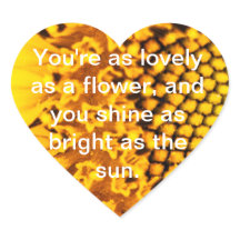 Girasol del corazón