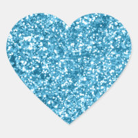 Girly Blue Sparkle Purpurina Look