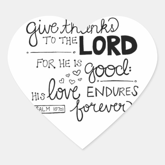 Pegatina En Forma De Corazón Gracias (Anverso)