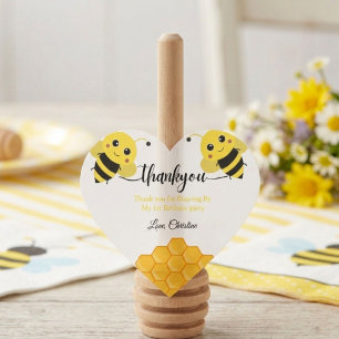 Pegatina En Forma De Corazón Gracias por Buzz -ing por cumpleaños