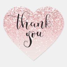 Gracias purpurina rosa