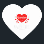 Pegatina En Forma De Corazón Grandson Is My Valentine Matching Fam Grandma Gift<br><div class="desc">Grandson Is My Valentine Matching Fam Grandma Gift</div>