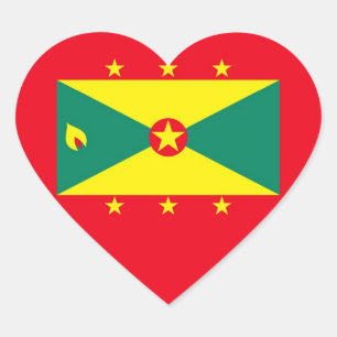 PEGATINA EN FORMA DE CORAZÓN GRENADA