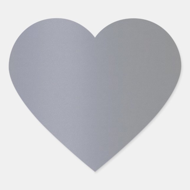 Pegatina En Forma De Corazón GRIS GRIS AZUL Gris oscuro (Anverso)