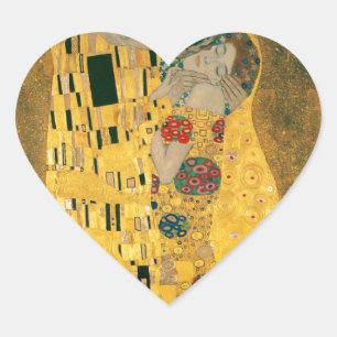 Pegatina En Forma De Corazón Gustav Klimt // The Kiss // Der Kuss