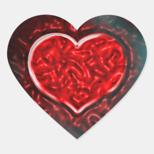 Pegatina En Forma De Corazón Gutsy Valentine