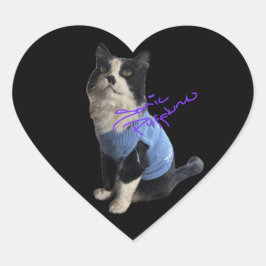 Pegatina En Forma De Corazón Hakuzi Heart Stickers
