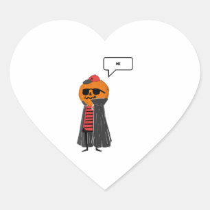 Pegatina En Forma De Corazón Halloween