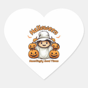 Pegatina En Forma De Corazón Halloween