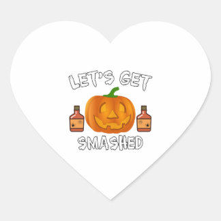 Pegatina En Forma De Corazón Halloween Clipart