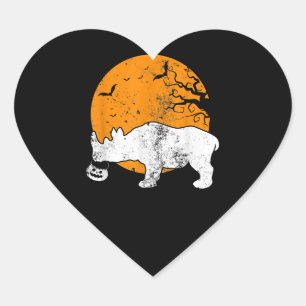 Pegatina En Forma De Corazón Halloween: Disfrazados de regalo para Rhino