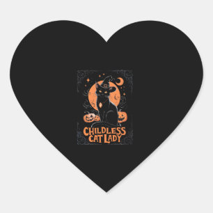 Pegatina En Forma De Corazón Halloween, una mujer sin hijos, una elección de br