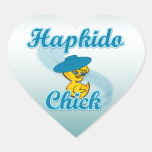 Pegatina En Forma De Corazón Hapkido Chick #3