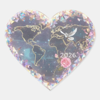 PEGATINA EN FORMA DE CORAZÓN HEART