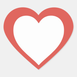 Pegatina En Forma De Corazón Heart Illustration Art – Cute & Aesthetic 